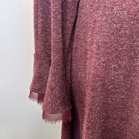 Torrid Purple Long Sleeve V-Neck Soft Knit Dress Size 2 / 1X / 14/16 - Picture 5 of 9